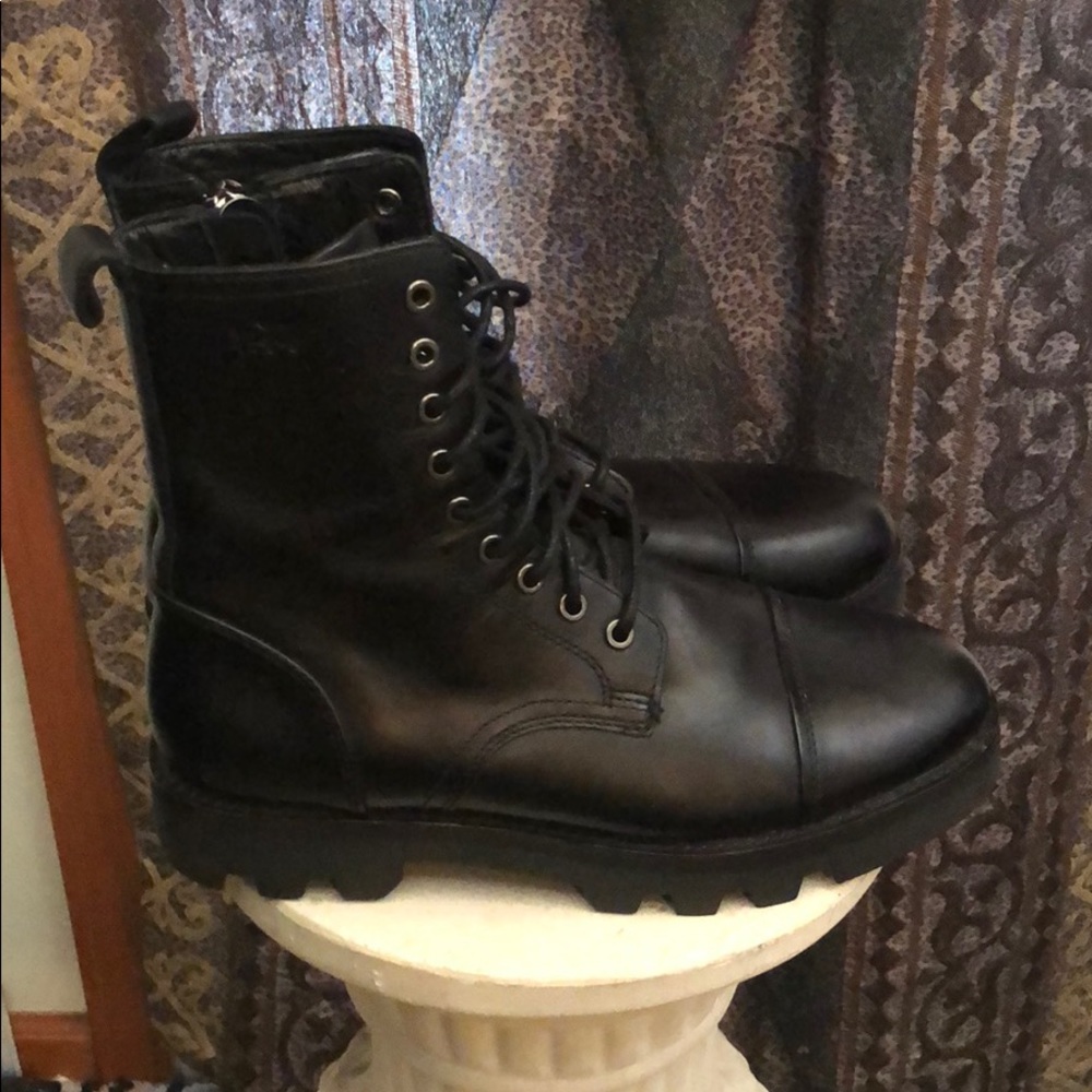 Coach Combat Boots Size 9.5 D